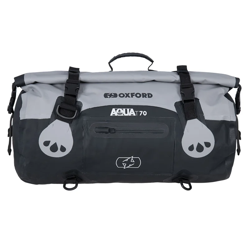 Bolsa colín (petate) OXFORD Aqua T-70 negro/gris Bolsa colín (petate) OXFORD Aqua T-70 negro/gris - Imagen 2
