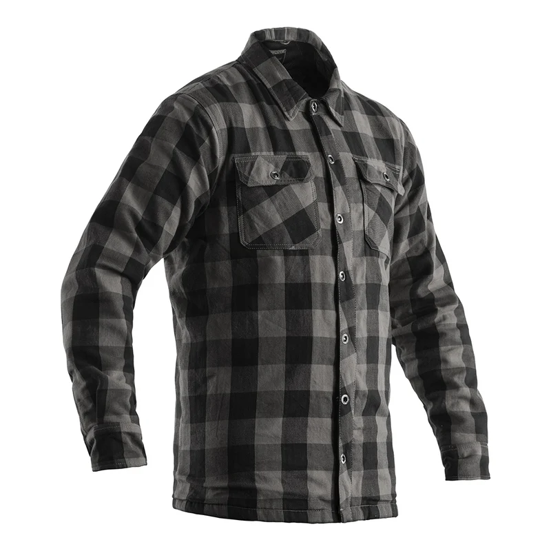 Chaqueta textil reforzada con aramida RST Lumberjack CE hombre - Rojo -