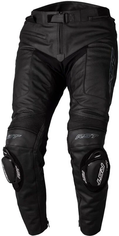 Pantalón de Piel (Hombre) RST S-1 CE Negro, Talla EU44/L - Equipación del Piloto