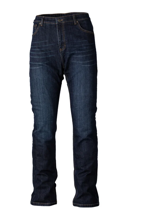 Pantalón textil reforzado con aramida RST Straight Leg 2 CE hombre (pernera larga) - Negro -