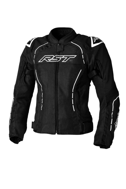 Chaqueta Textil Perforada (Mujer) RST S-1 MESH CE Blanco, Talla 14/L - Chaquetas de Moto