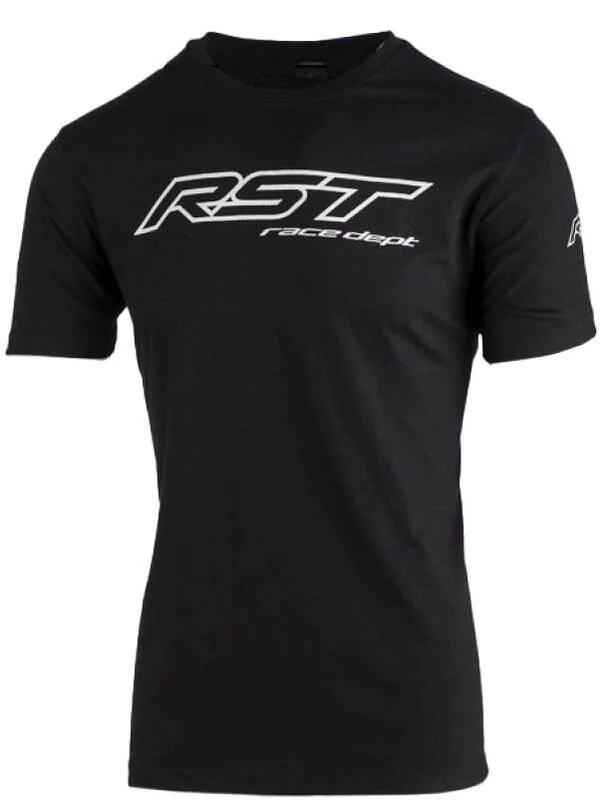 Camiseta Hombre RST Race Dept Logo - Negro -