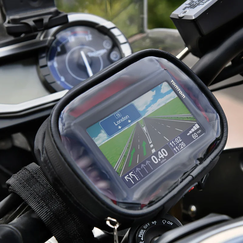 Soporte universal para navegador GPS OXFORD fijación mediante correas al manillar - Piezas y Accesorios Moto