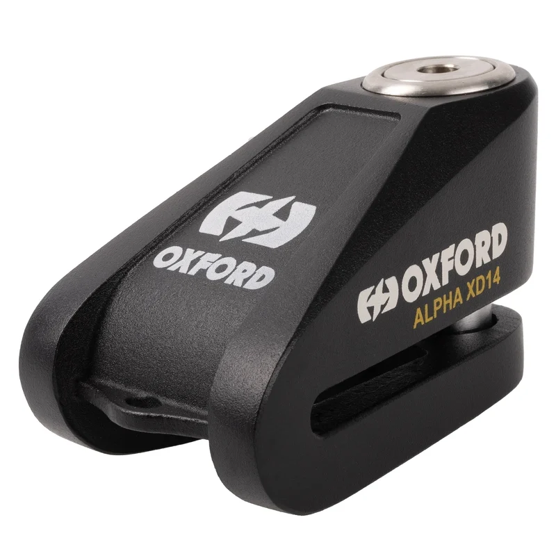 Candado de disco OXFORD Alpha XD14 - Ø14mm negro -