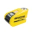 Candado de disco con alarma OXFORD Alpha XA14 Ø14mm acero inoxidable negro / amarillo -