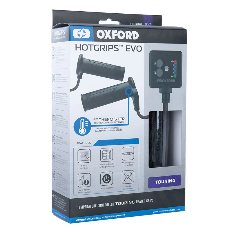 Puños calefactables Oxford Touring con Termostato -