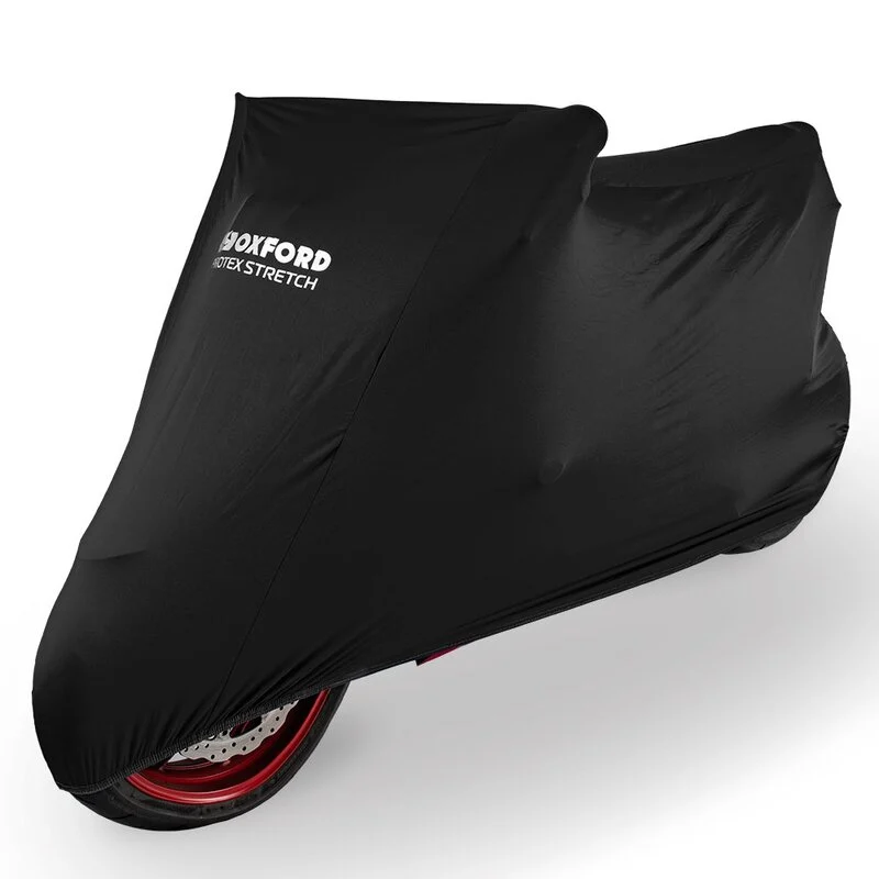 Funda de moto para interior OXFORD Protex Stretch - Moto / Scooter - Negro - XL -