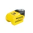 Candado de disco OXFORD Quartz XD6 - Ø6mm amarillo / negro - Piezas y Accesorios Moto