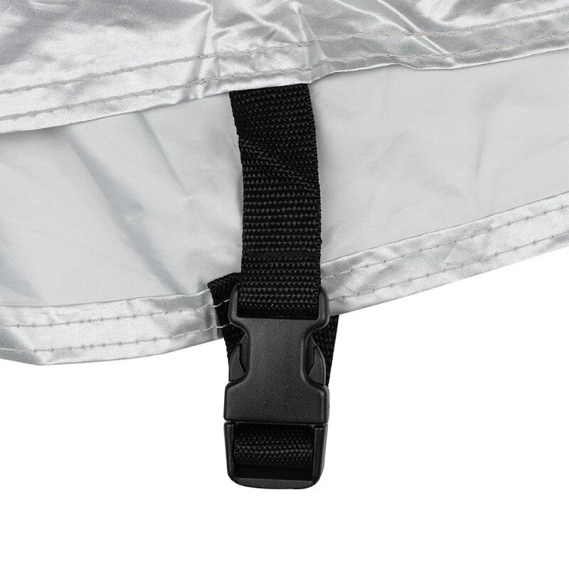 Funda de moto para exterior OXFORD Rainex - Moto / Scooter con baúl - Negro / Plata - M Funda de moto para exterior OXFORD Rainex - Moto / Scooter con baúl - Negro / Plata - M - Imagen 2