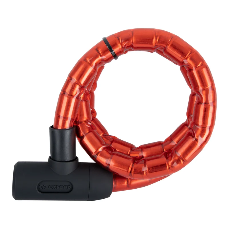 Candado de rótulas reforzado OXFORD Barrier - 1.4mx25mm - Piezas y Accesorios Moto