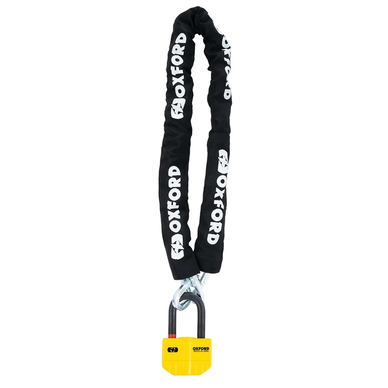 Candado con alarma OXFORD Boss Alarm 14mm x 12 mm + Cadena 1,5 m Candado con alarma OXFORD Boss Alarm 14mm x 12 mm + Cadena 1,5 m - Imagen 2