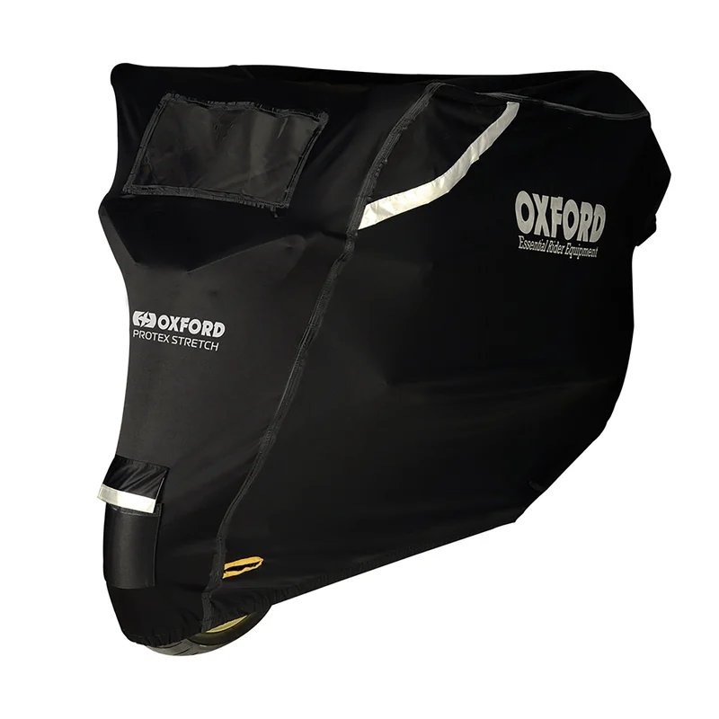 Funda de moto para exterior OXFORD Protex Stretch - Moto / Scooter - Negro - S -