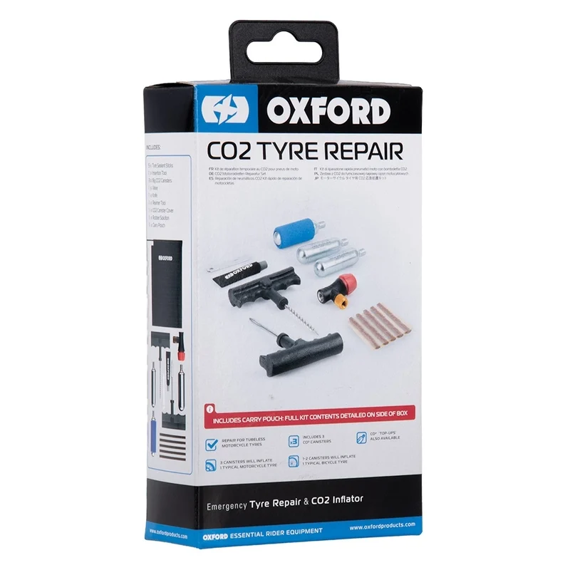 Kit de reparación de neumáticos OXFORD CO2 Nº 1 Kit de reparación de neumáticos OXFORD CO2 Nº 1 - Imagen 3