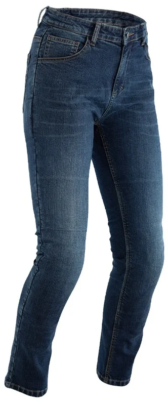 Pantalón textil reforzado con aramida RST Tapered-Fit CE mujer - Azul - Pantalones