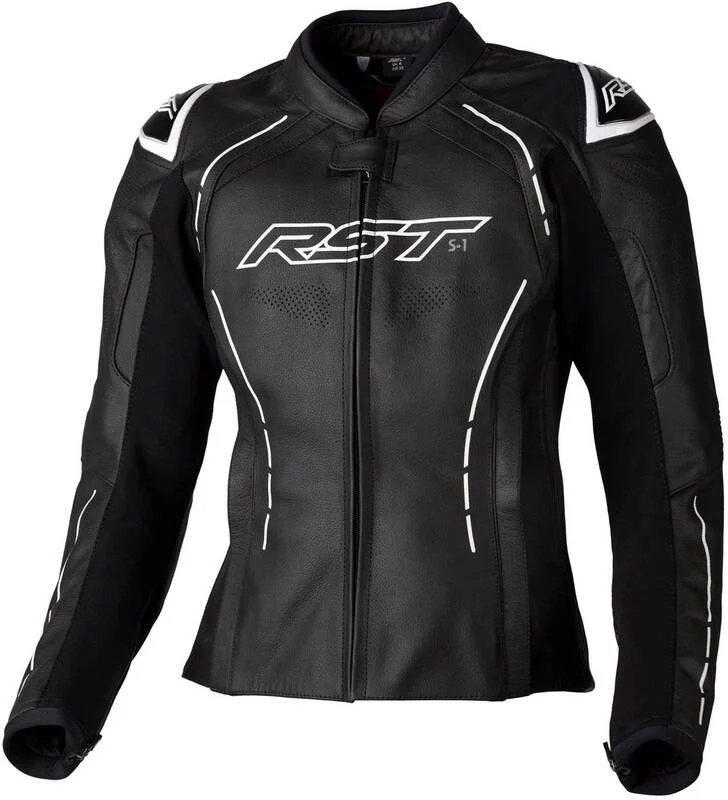 Chaqueta de Piel (Mujer) RST S-1 CE Blanco, Talla 8/XS - Equipación del Piloto
