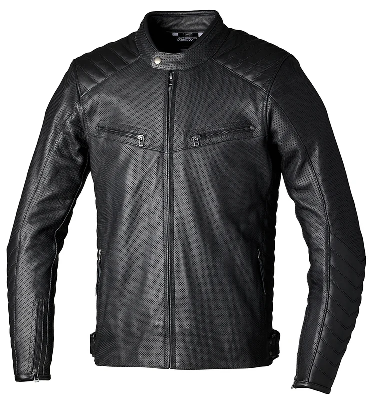Chaqueta de cuero RST Roadster Air CE hombre - Negro - Equipación del Piloto