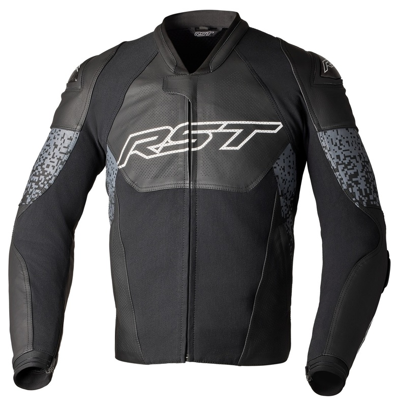 Chaqueta de cuero RST Pro Series Supersport-K CE hombre - Negro / Gris -