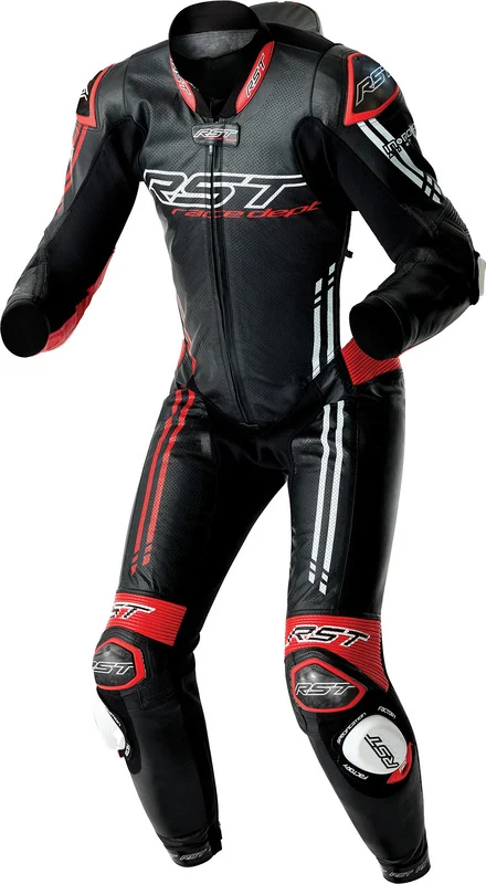 Mono de piel RST Race Dept V4.2 D3O Airbag - negro -