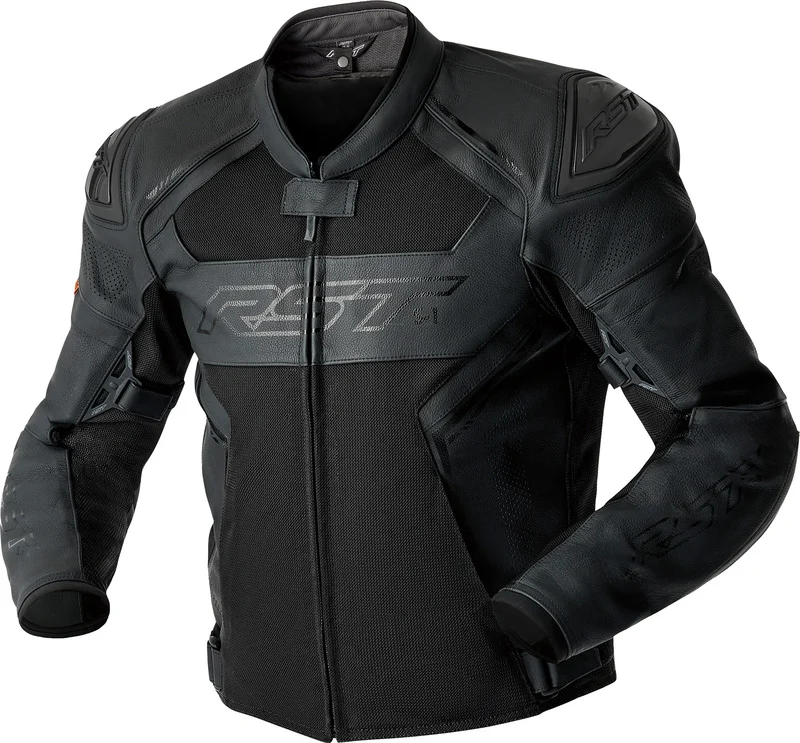 Chaqueta de piel RST S1 Mesh D3O de hombre Negro -