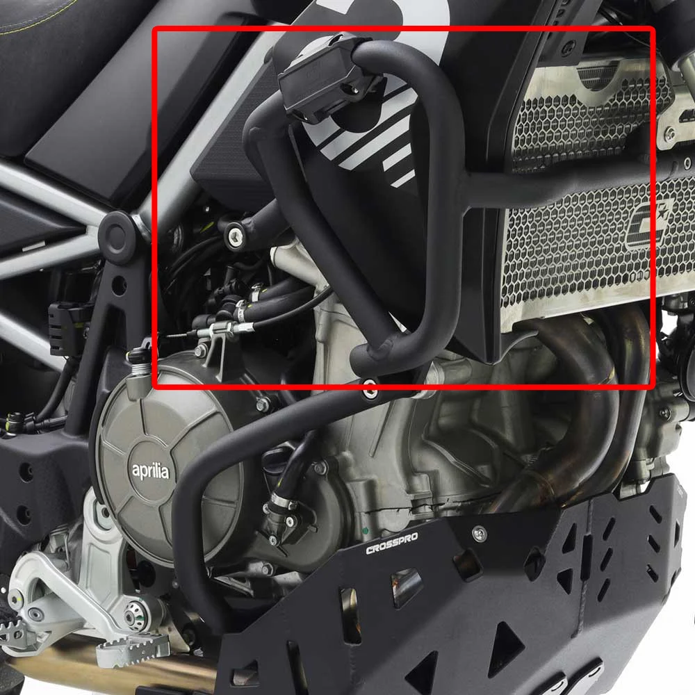 BARRAS PROTECCION CARENADO CROSSPRO APRILIA TUAREG 660 22-25 / RALLY 25 NEGRO T -