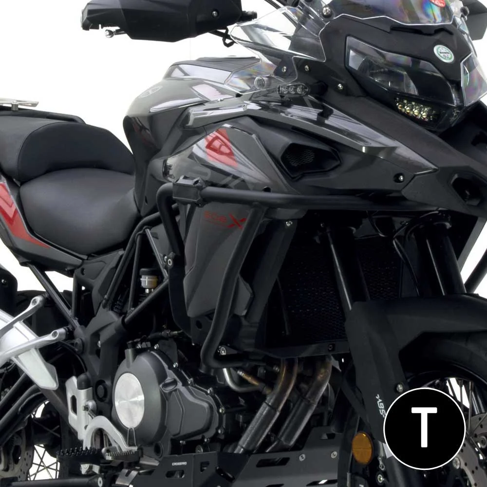 BARRAS PROTECCION CARENADO CROSSPRO BENELLI TRK 502 17-24 / TRK 502 X 18-24 NEGRO T -