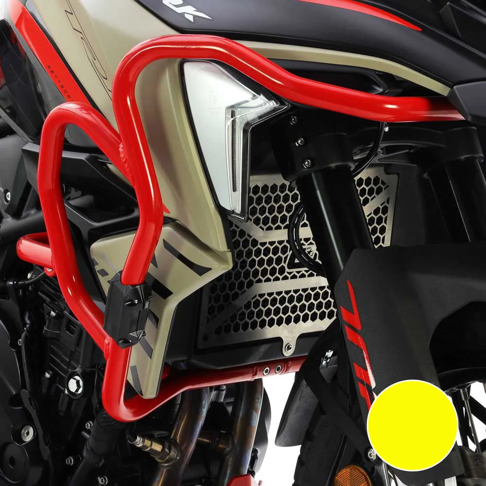 BARRAS PROTECCION CARENADO CROSSPRO BENELLI TRK 702 23-24 / TRK 702 X 23-24 AMARILLO -