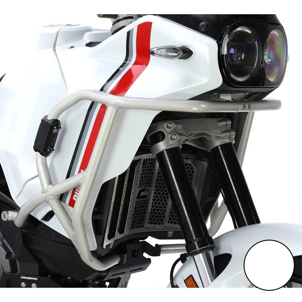 BARRAS PROTECCION CARENADO CROSSPRO DUCATI DESERTX 22-24 BLANCO -