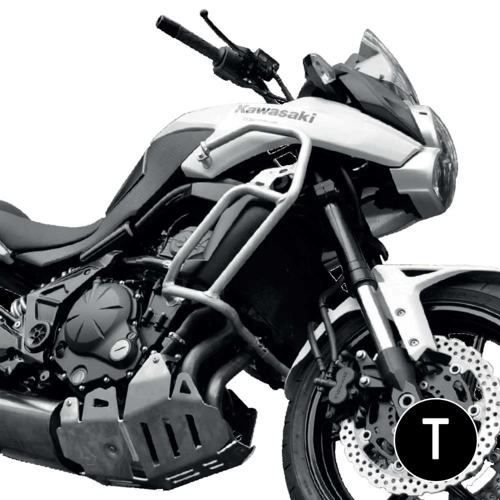 BARRAS PROTECCION CARENADO CROSSPRO KAWASAKI KLE 650 VERSYS 10-14 NEGRO T -
