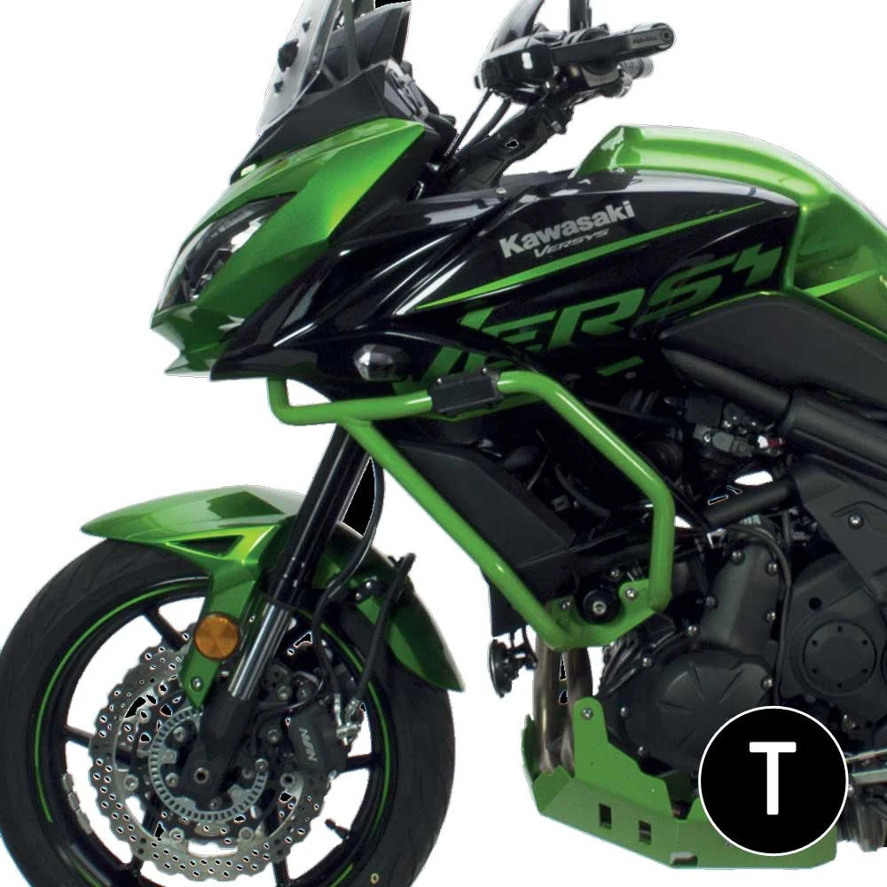 BARRAS PROTECCION CARENADO CROSSPRO KAWASAKI KLE 650 VERSYS 15-22 NEGRO T -