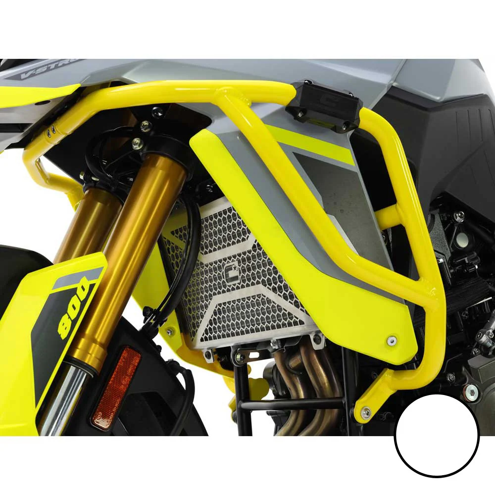 BARRAS PROTECCION CARENADO CROSSPRO SUZUKI DE 800 V-STROM 23-24 BLANCO -