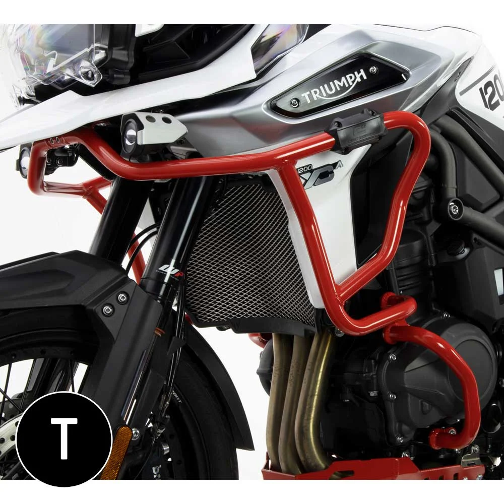 BARRAS PROTECCION CARENADO CROSSPRO TRIUMPH TIGER 1200XCA 18-19 / TIGER 1200XCX 18-19 NEGRO T -
