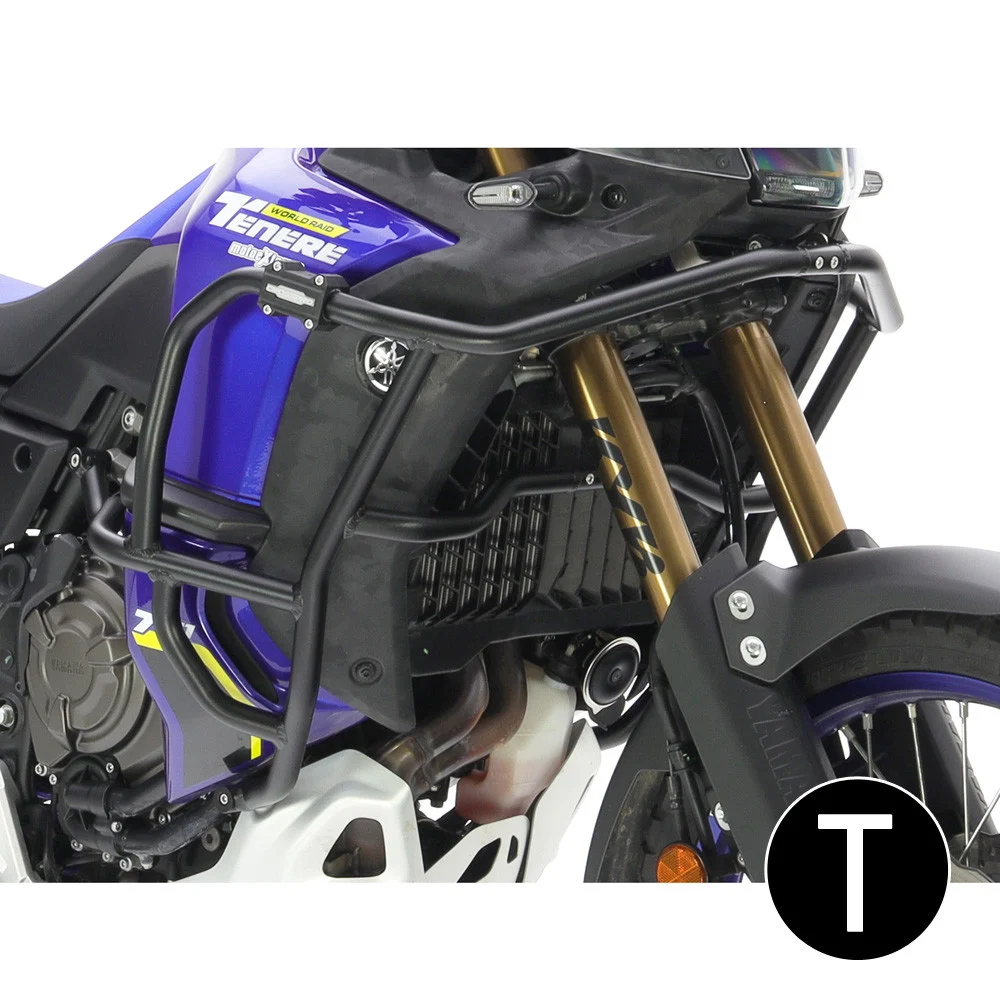 BARRAS PROTECCION CARENADO CROSSPRO YAMAHA TENERE 700 WORLD RAID 22-25 NEGRO T -