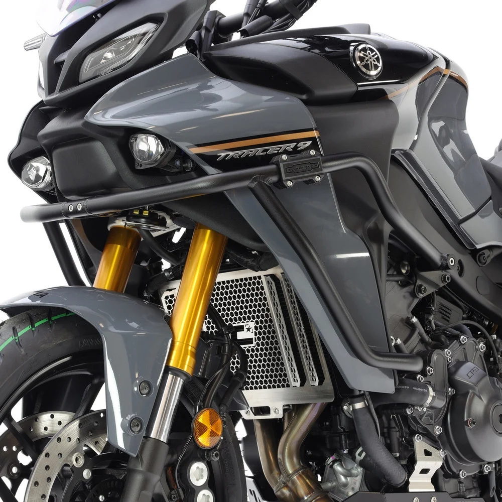 BARRAS PROTECCION CARENADO CROSSPRO YAMAHA TRACER 9 GT+ 23-24 NEGRO T -