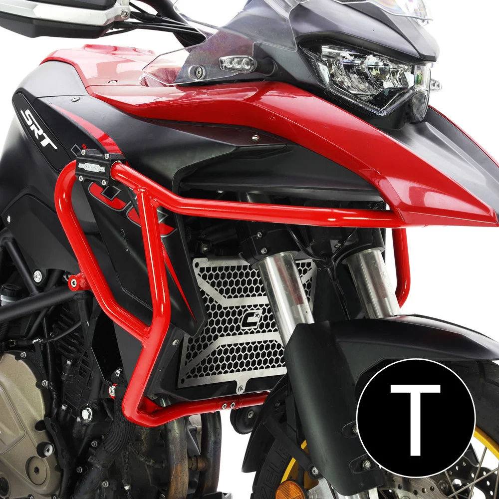 BARRAS PROTECCION CARENADO QJ MOTOR SRT 700 X 23-24 NEGRO T -