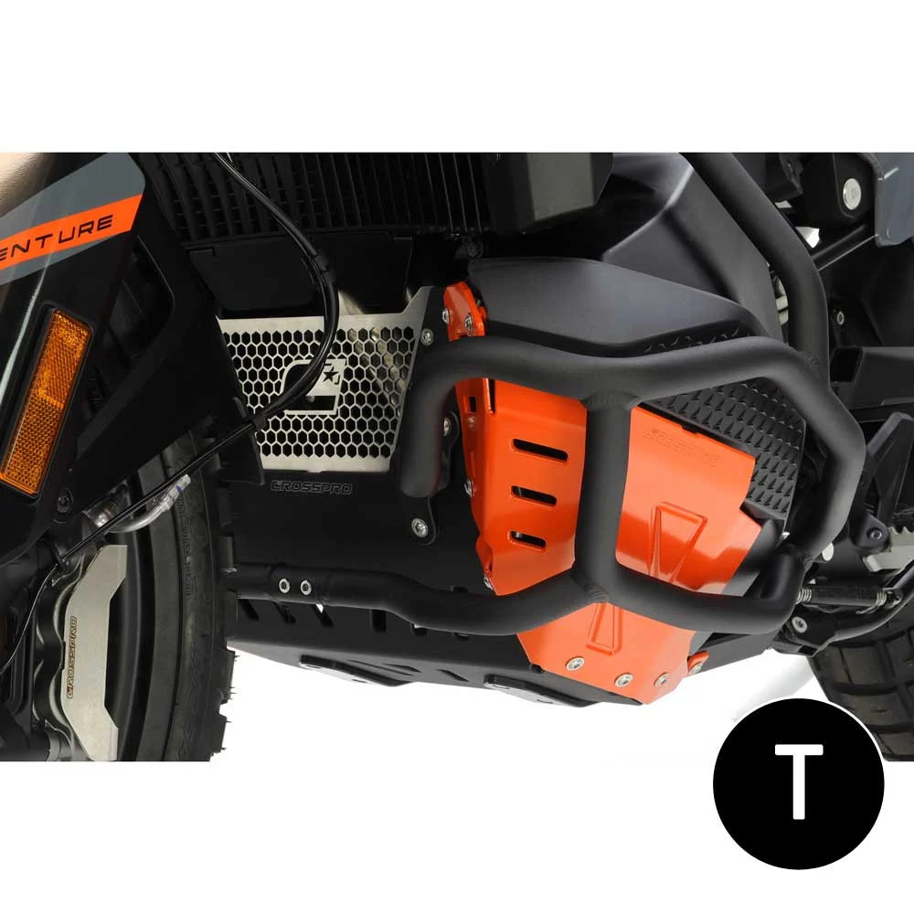 BARRAS PROTECCION MOTOR CROSSPRO KTM 790 ADVENTURE / R / 890 ADVENTURE / R 23-25 NEGRO T -