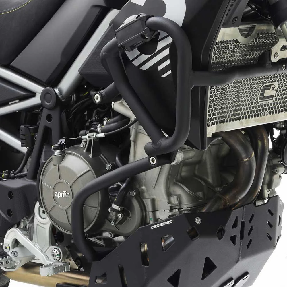 BARRAS PROTECCION MOTOR Y CARENADO CROSSPRO APRILIA TUAREG 660 22-24 NEGRO T -