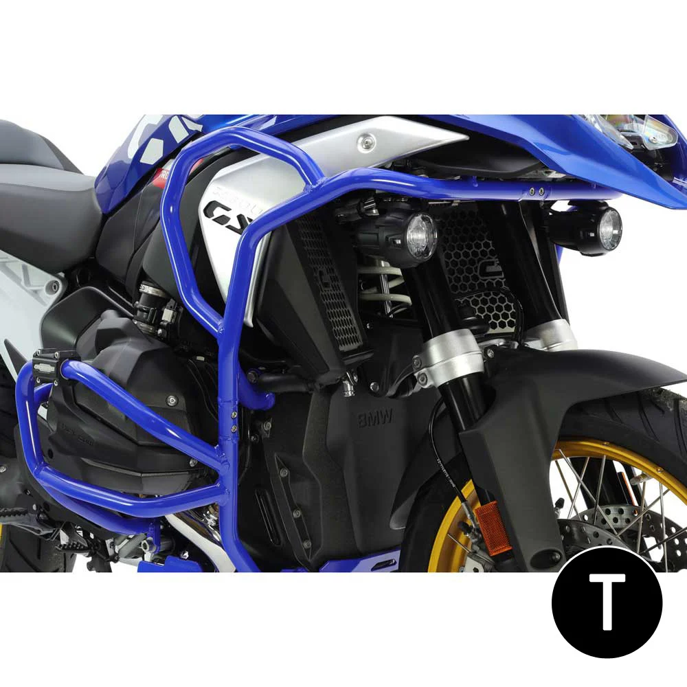BARRAS PROTECCION MOTOR Y CARENADO CROSSPRO BMW R1300GS / TRIPLE BLACK / TROPHY 23-24 NEGRO T -