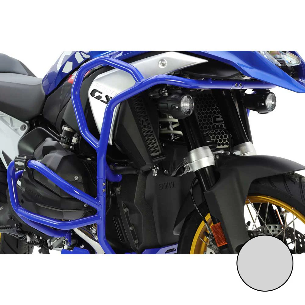 BARRAS PROTECCION MOTOR Y CARENADO CROSSPRO BMW R1300GS / TRIPLE BLACK / TROPHY 23-24 PLATA -