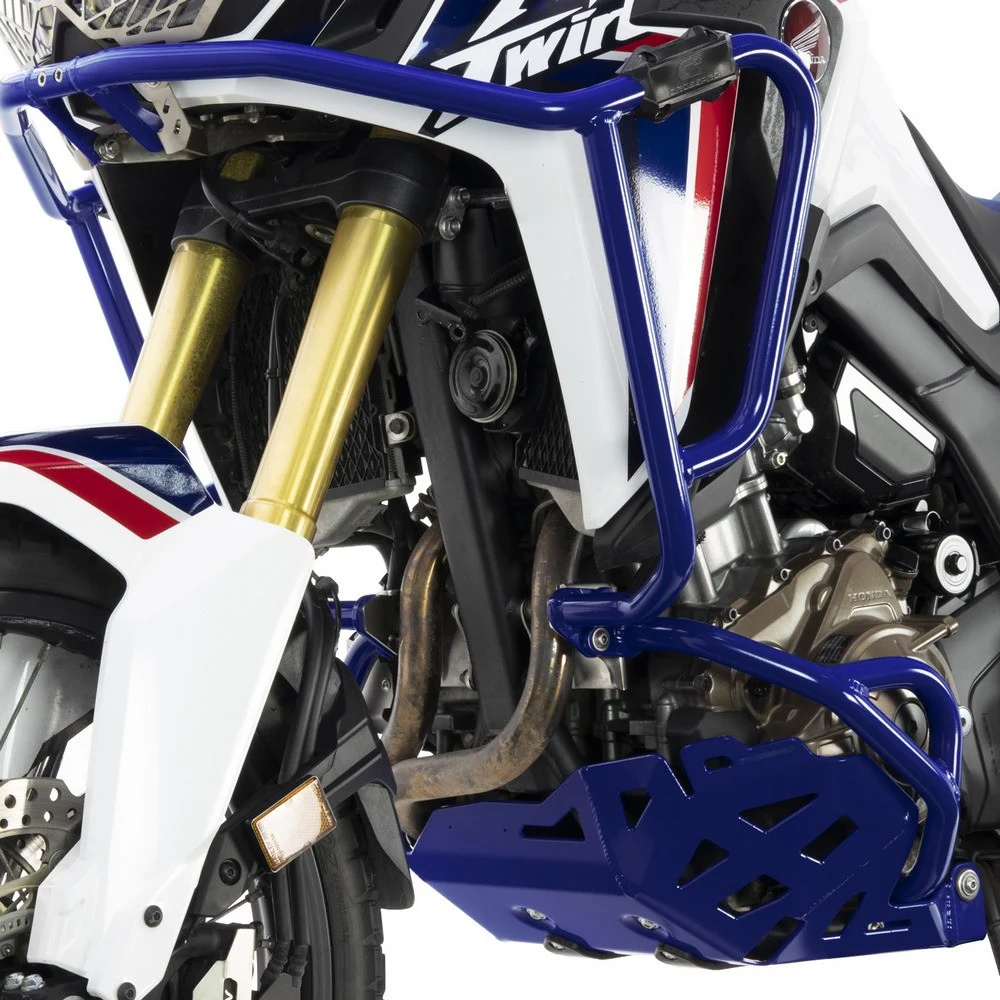 BARRAS PROTECCION MOTOR Y CARENADO CROSSPRO HONDA CRF1000 AFRICA TWIN DC 16-19 / ADV S DC 18-19 AZUL -