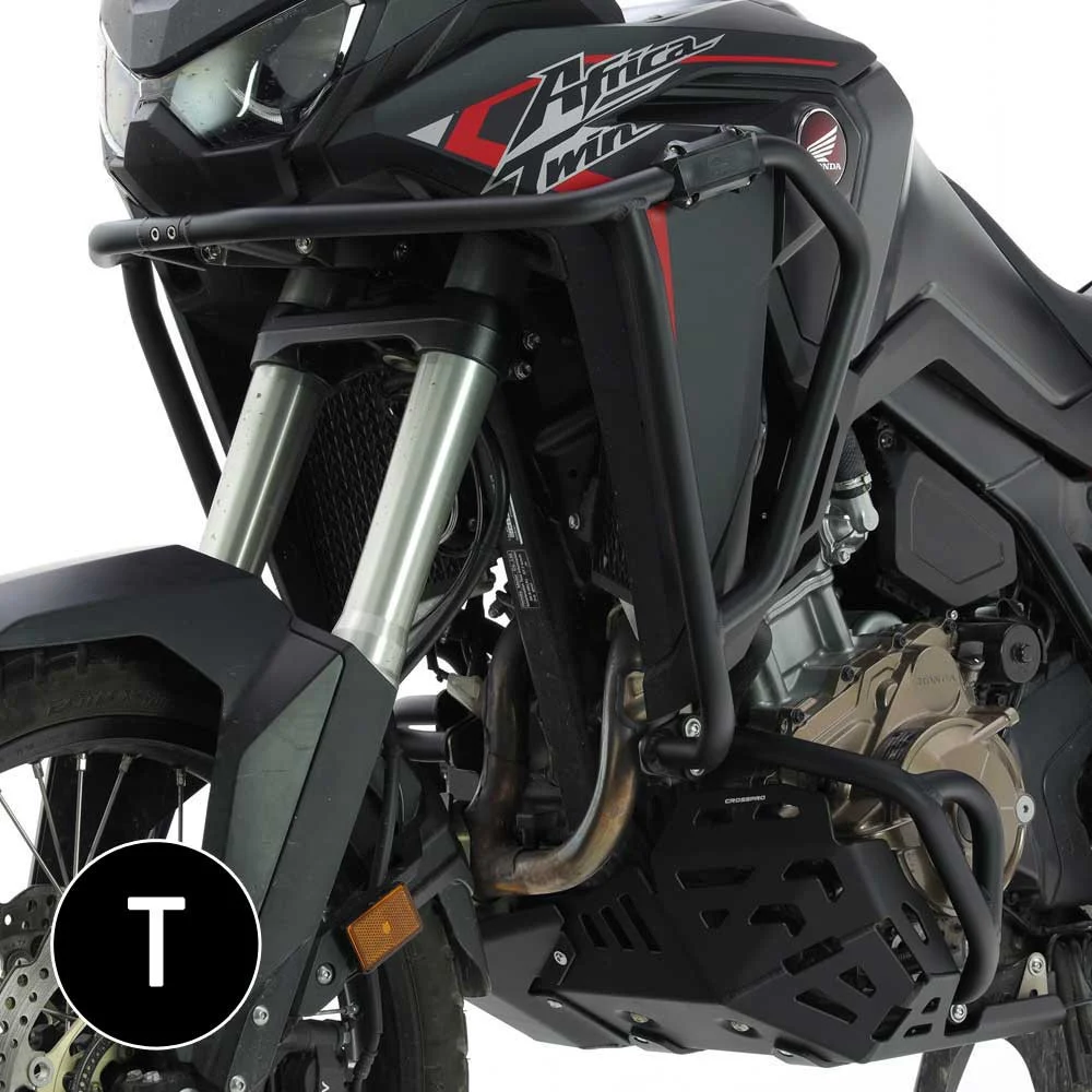 BARRAS PROTECCION MOTOR Y CARENADO CROSSPRO HONDA CRF1100L AFRICA TWIN 20-23 NEGRO T -