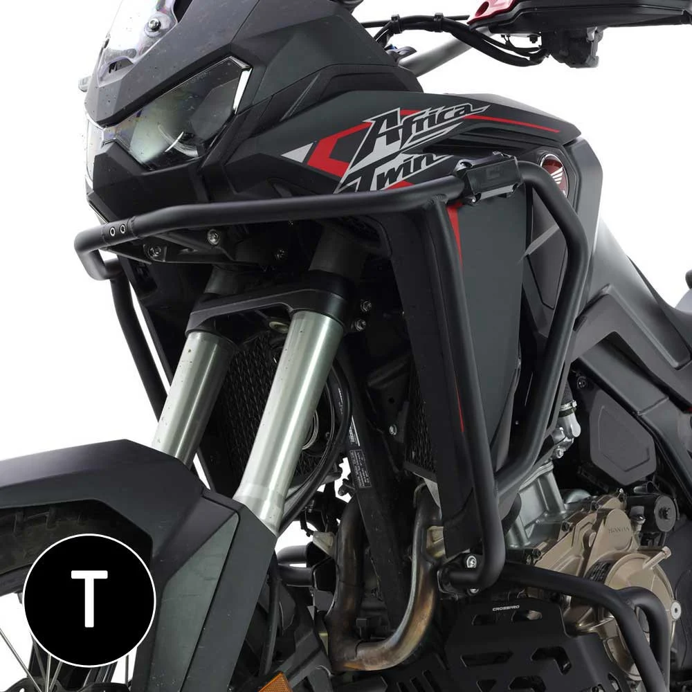 BARRAS PROTECCION MOTOR Y CARENADO CROSSPRO HONDA CRF1100L AFRICA TWIN DC 20-23 NEGRO T -
