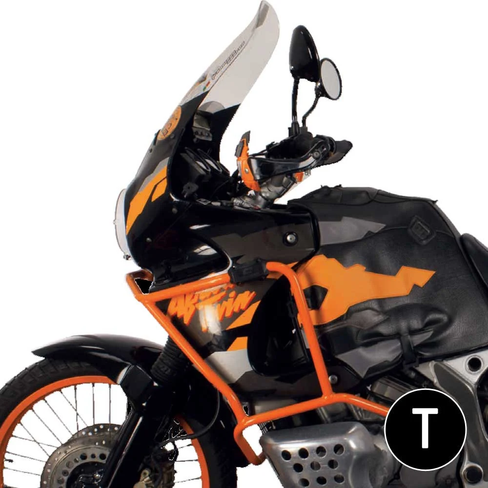 BARRAS PROTECCION MOTOR Y CARENADO CROSSPRO HONDA XRV750 AFRICA TWIN 93-00 NEGRO T -