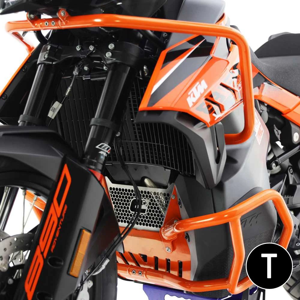 BARRAS PROTECCION MOTOR Y CARENADO CROSSPRO KTM 790 ADV / R 19-22 / 890 ADV / R 21-22 NEGRO T -