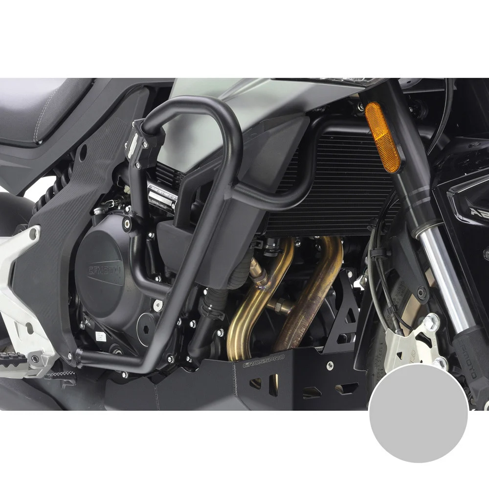 BARRAS PROTECCION MOTOR Y CARENADO CROSSSPRO CF MOTO MT 700 24 PLATA -