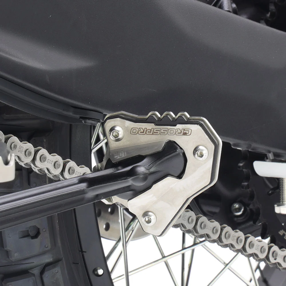 BASE CABALLETE LATERAL CF MOTO MT 450 24 PLATA / NEGRO T -