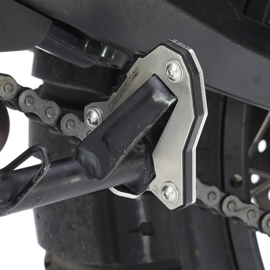 BASE CABALLETE LATERAL CROSSPRO DUCATI DESERTX 22-24 PLATA / NEGRO T -