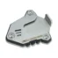 BASE CABALLETE LATERAL CROSSPRO HONDA NC750X DC 25 / NC750X 25 PLATA / NEGRO T - Plásticos y Protecciones