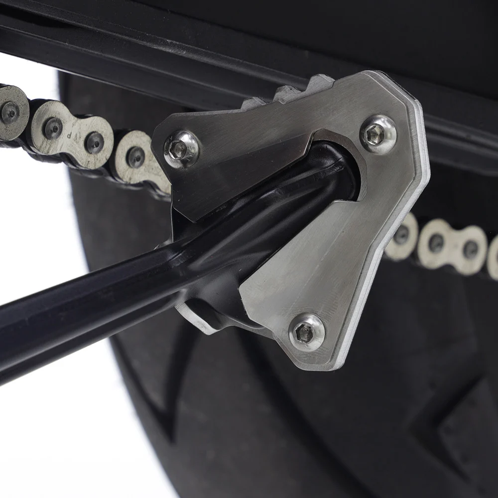 BASE CABALLETE LATERAL CROSSPRO KTM 1290 SUPER ADVENTURE S 21-25 PLATA / NEGRO T -
