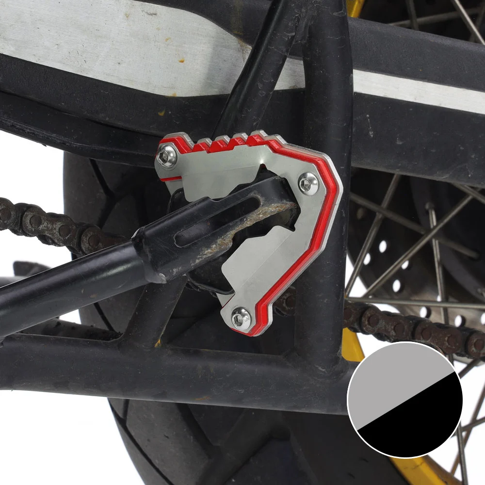BASE CABALLETE LATERAL CROSSPRO QJ MOTOR SRT 700 X 23-24 / RIEJU XPLORA 707 25 PLATA / NEGRO T -