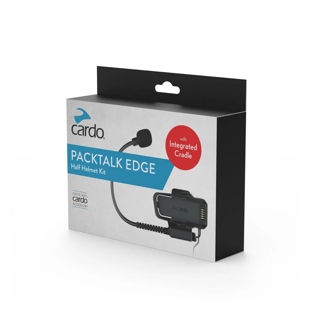 BASE DE AUDIO CON MICRO EXTERNO CARDO PACKTALK EDGE / PRO CON BASE PARA CASCO JET -